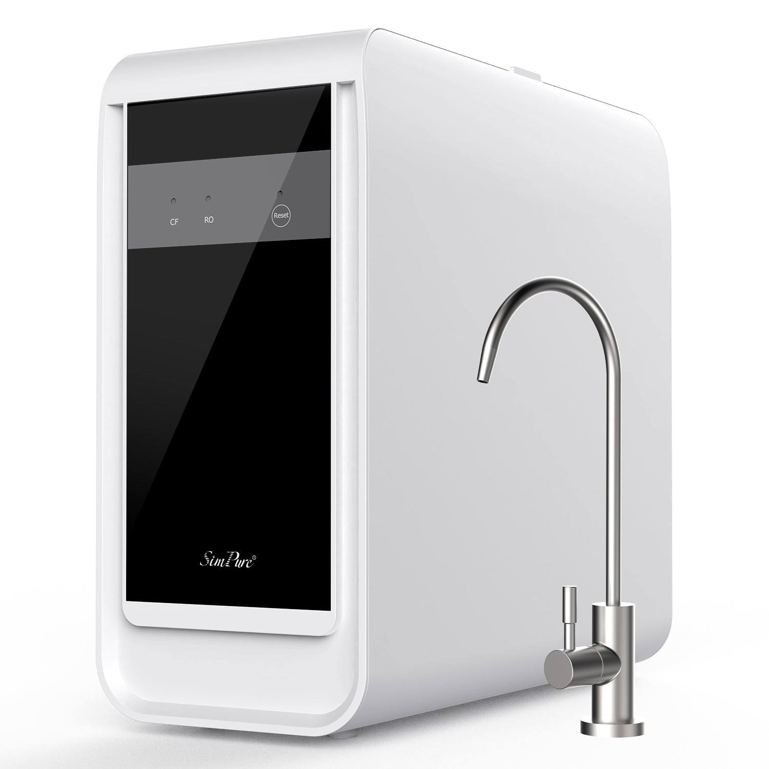 Simpure Reverse Osmosis System, 600 GPD Tankless Under Sink Water Filter System with Faucet, 2:1 Pure to Drain, Reduces TDS, High Flow, Easy