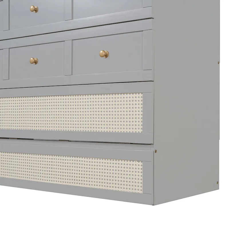 Nestfair Full-Size Murphy Bed with Spacious Drawers