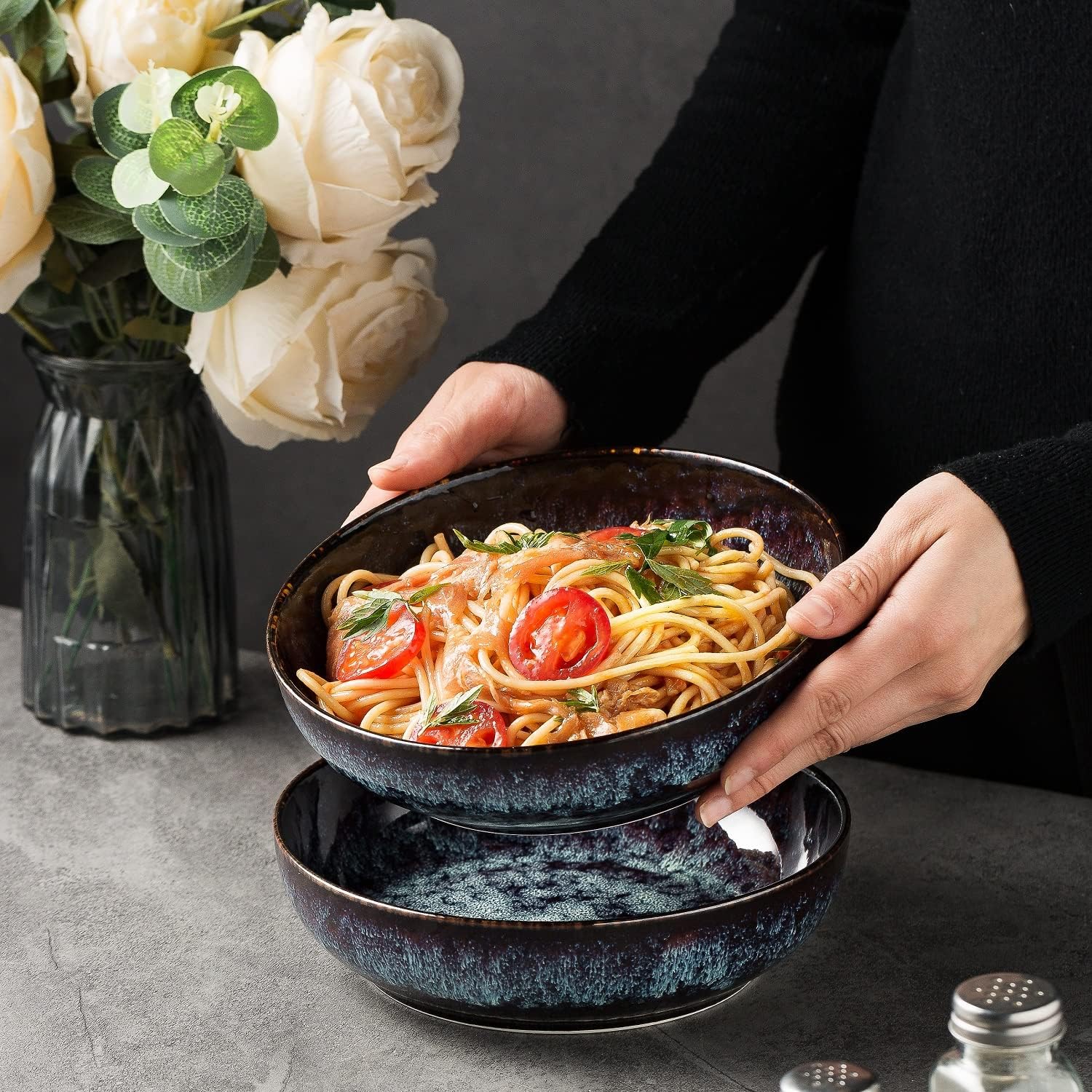 30oz Ceramic bowls set of 4-8