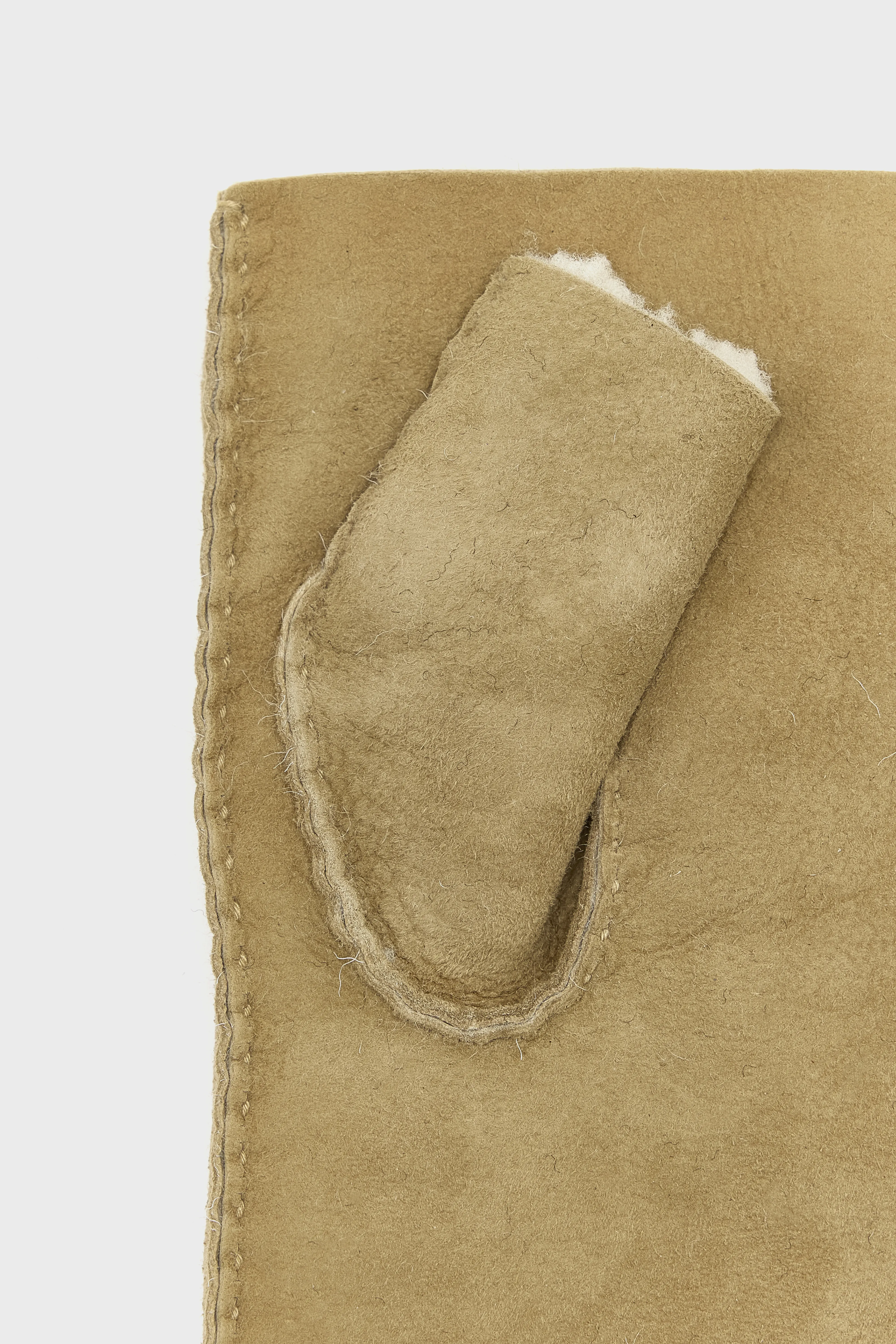 Bellerose Manhok fingerless gloves (251 / W / COGNAC)