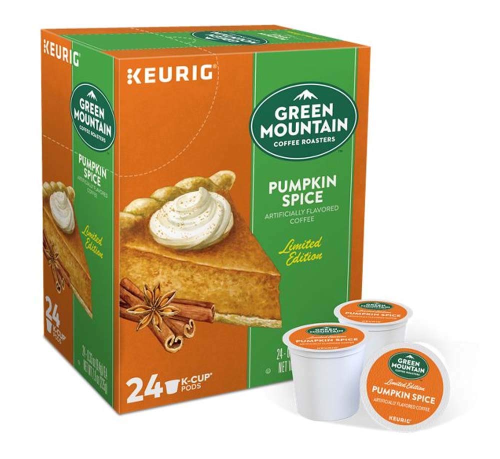 Green Mountain Keurig Coffee 6 / 22 / 24 / 72 Count Pods Capsules PACKS K-Cups Lot Bundle SEALED BOX (24 Pods Pumpkin Spice)