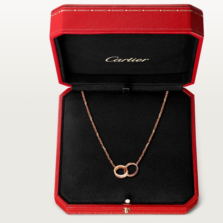 Replicate LOVE pendant, half-paved(1:1 replica) - Original Replica Club