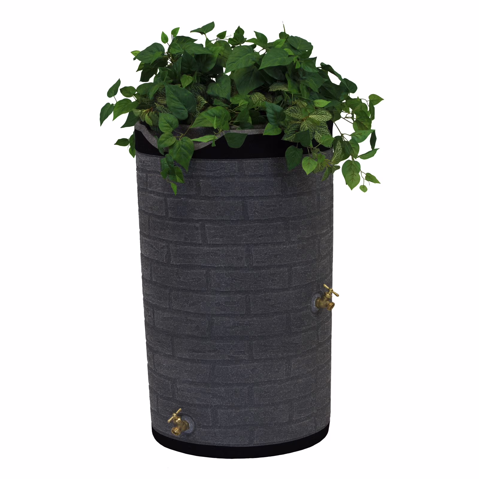 Good Ideas IMP-D50-DAR Impressions Downton Rain Saver Rain Barrel, 50 Gallon, Dark Granite - Image 3