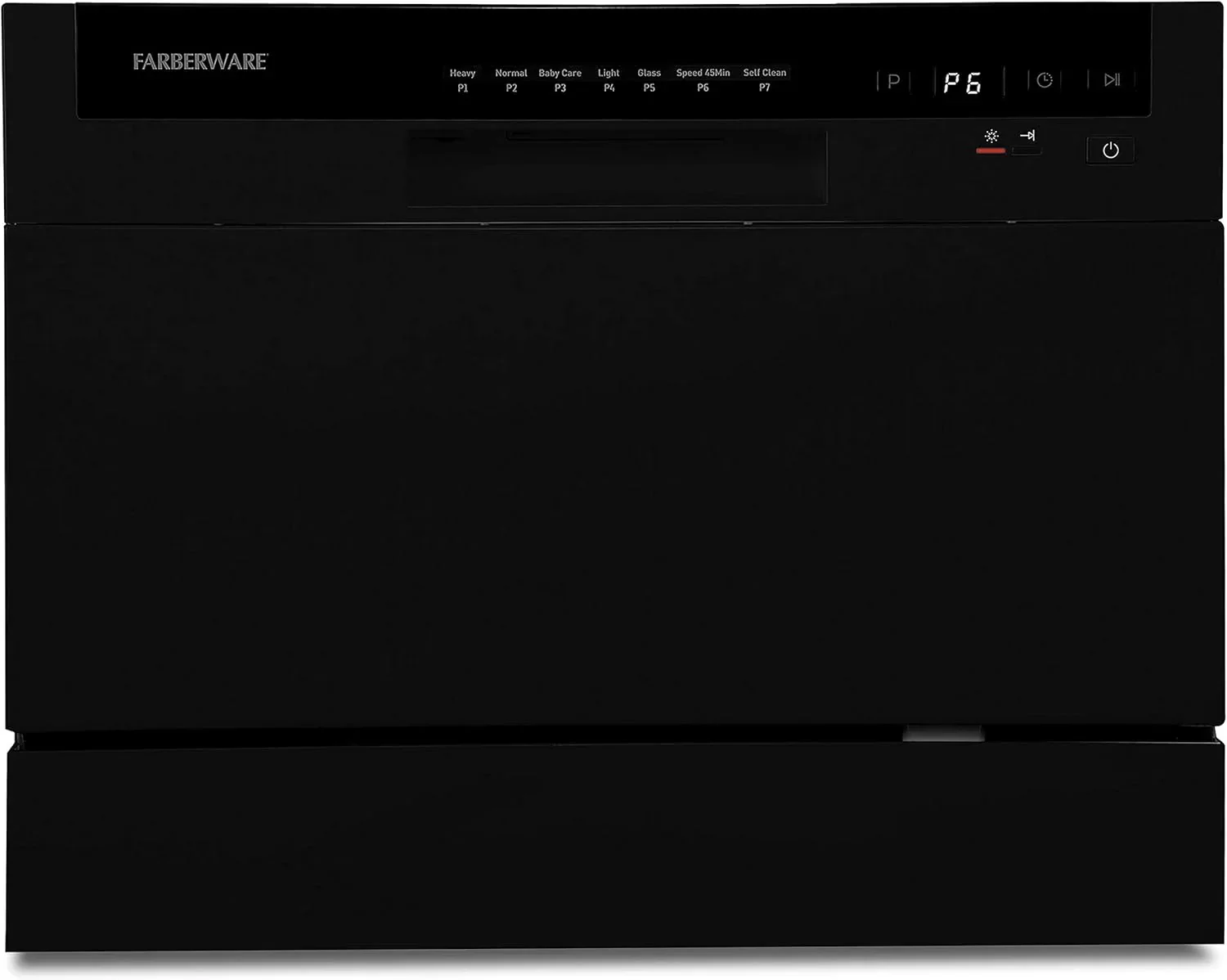 Farberware Compact 6-Station Dishwasher Portable Mini Countertop Dishwasher