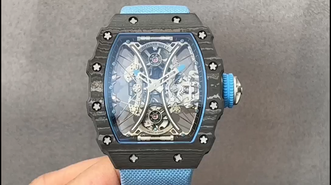 Richard Mille RM 53-01 Tourbillon Pablo Mac Donough Blue Fabric Strap