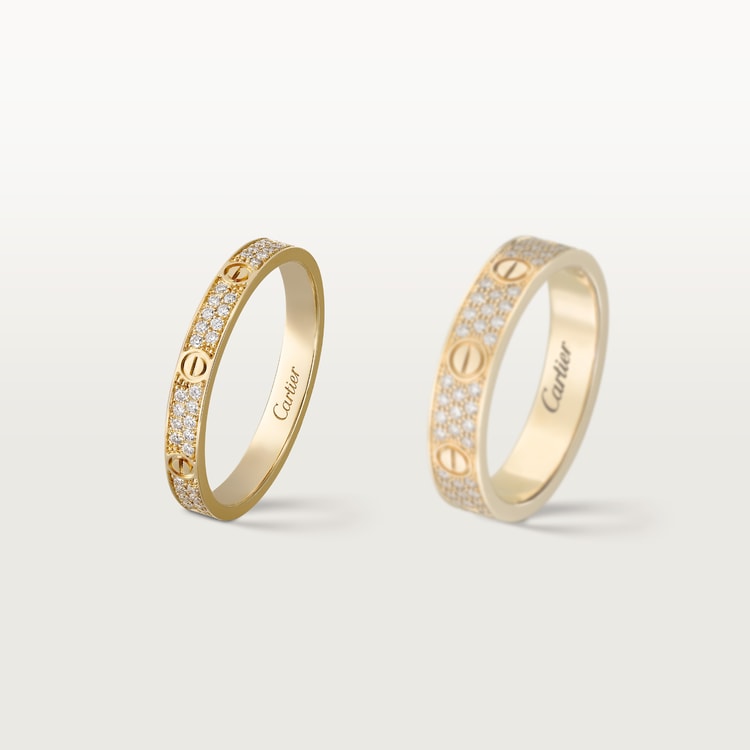 Replicate LOVE ring, mini model, paved(1:1 replica) - Original Replica Club