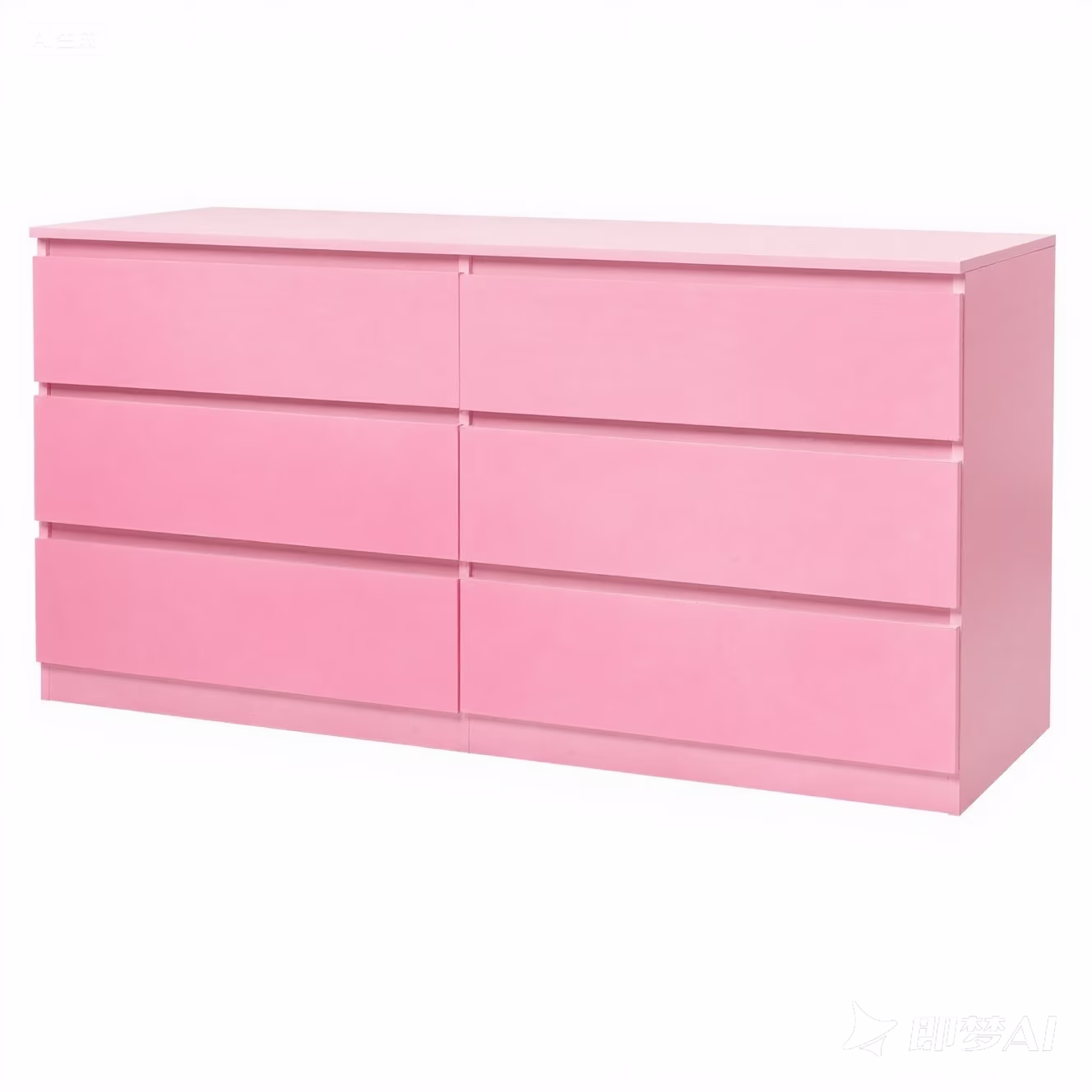 Ktaxon 6 Drawer Double Dresser Wood Dresser Storage Cabinet Drawer Organizer Chest Of Drawers, White - Image 6