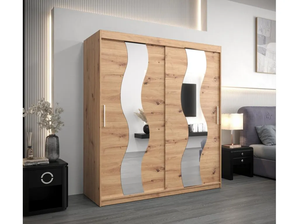 Armario Nidovia puertas correderas 200/180/62 2 puertas artisan/artisan zhf3510016