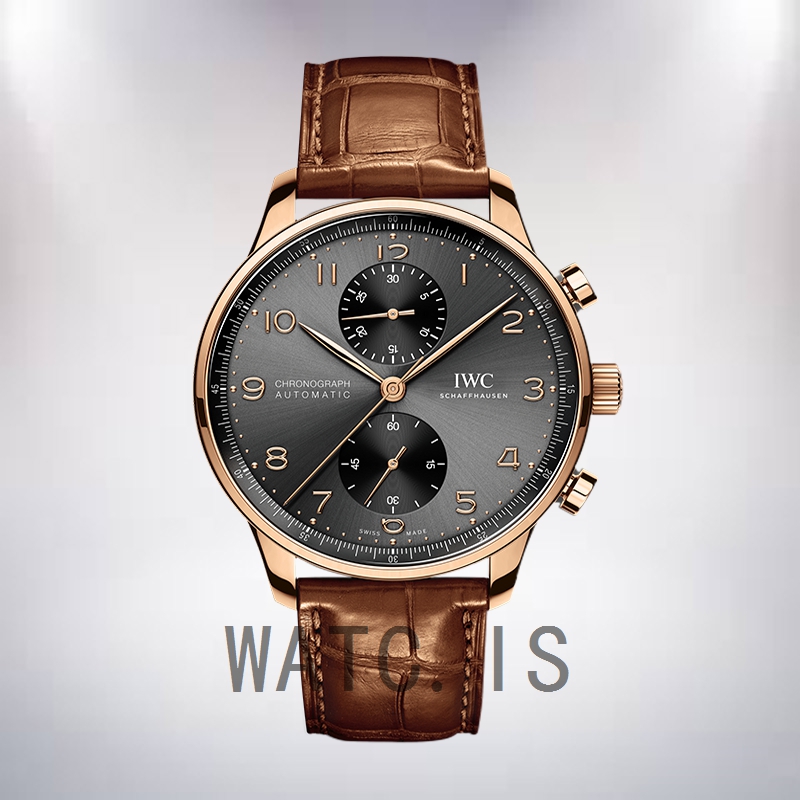 IWC Portuguese Chrono IW371610 Men's 44mm/41mm Automatic Leather Strap