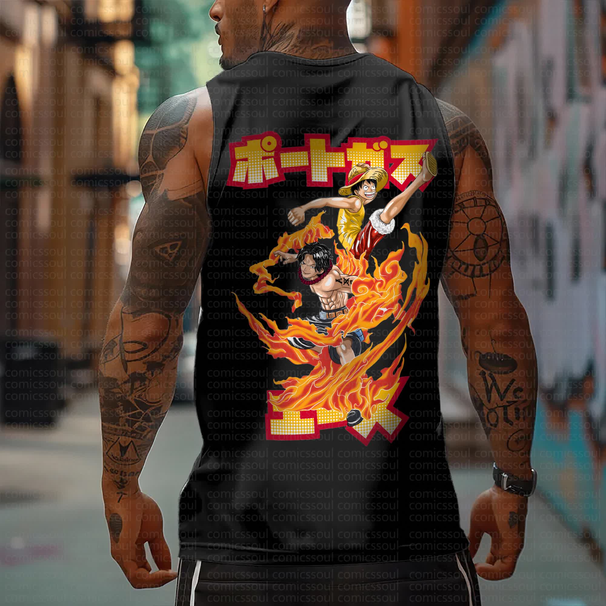 Unisex  “Comicssoul” Casual Anime  Tank Top