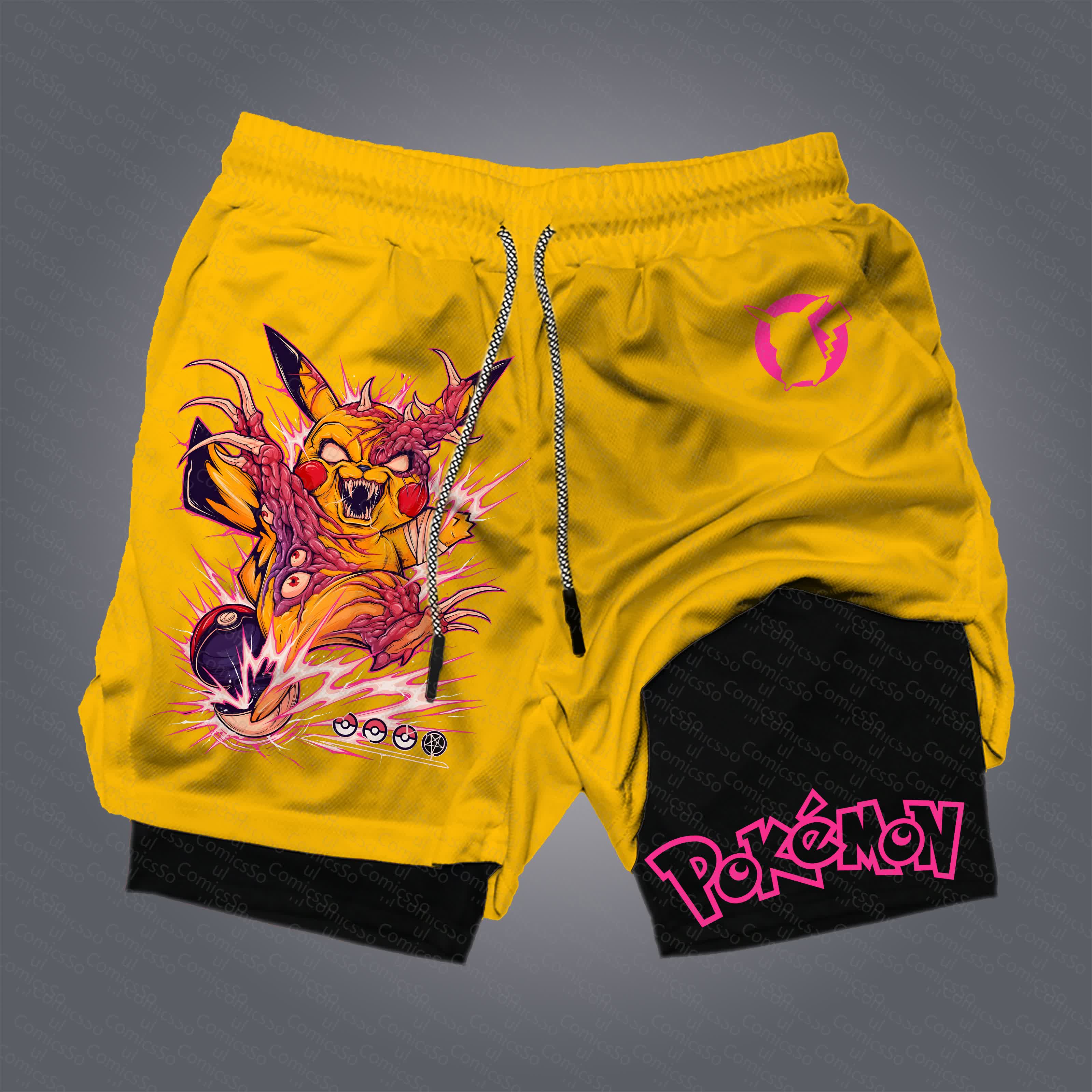 Unisex  “Comicssoul” Casual Anime Streetwear Shorts