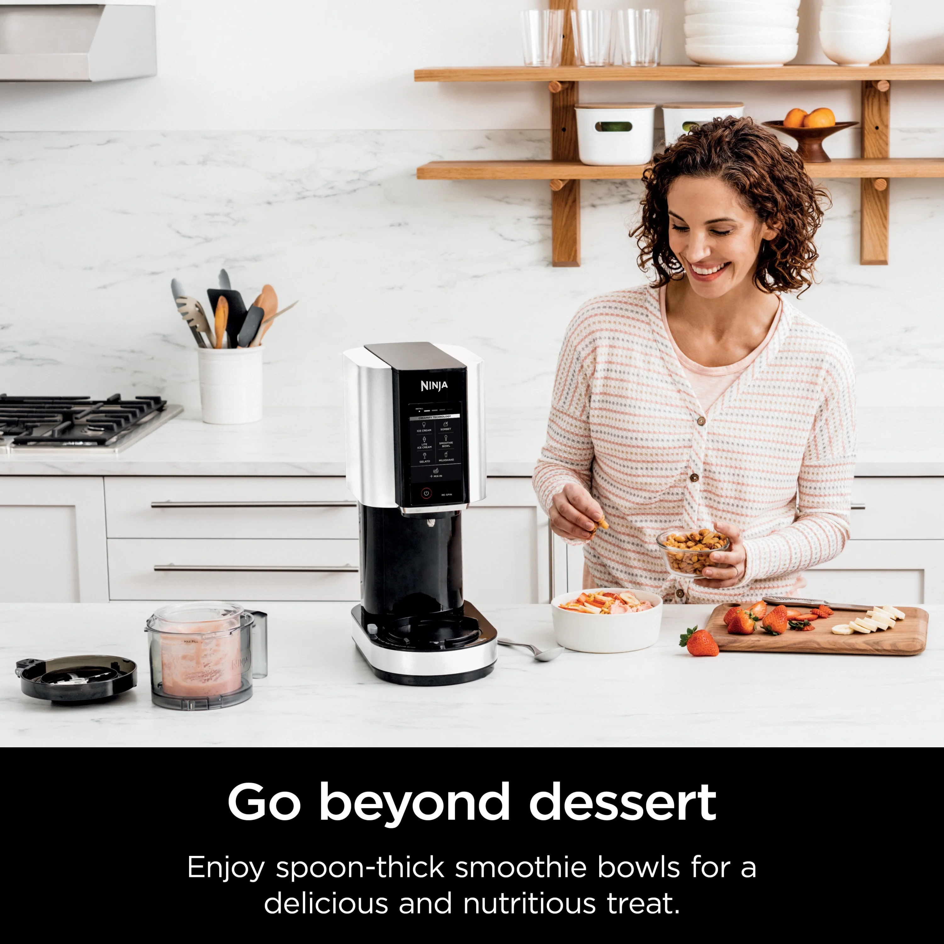 Ninja?? CREAMi??, Ice Cream Maker and Frozen Treat Maker with 7 One-Touch Programs, NC300WMWH - Image 4