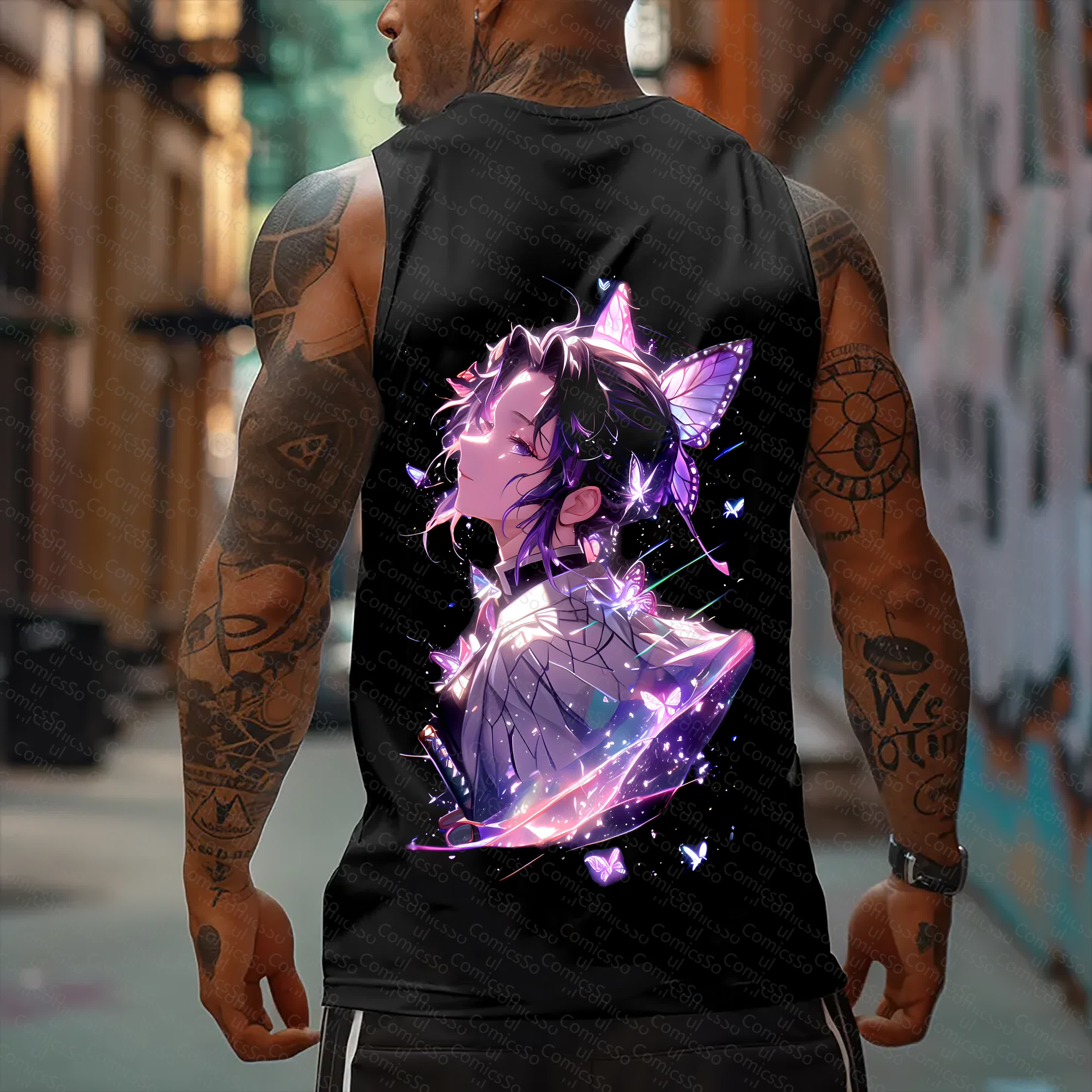 Unisex  “Comicssoul” Casual Anime  Tank Top