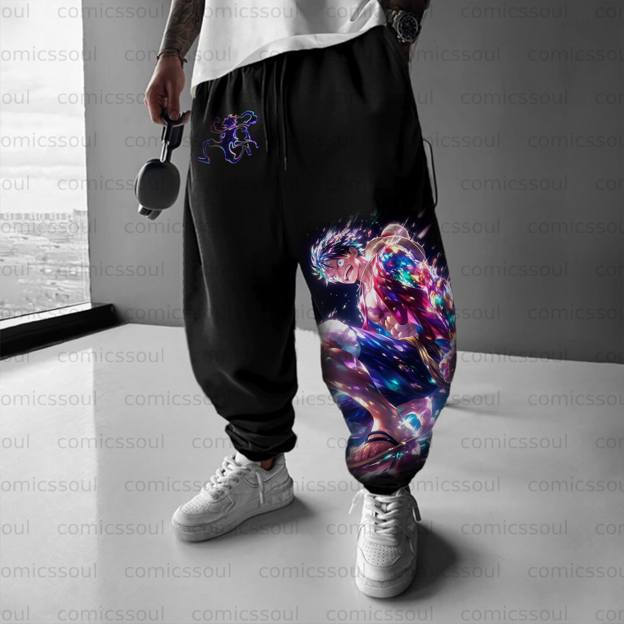 Unisex Anime Inspired Vintage Pants