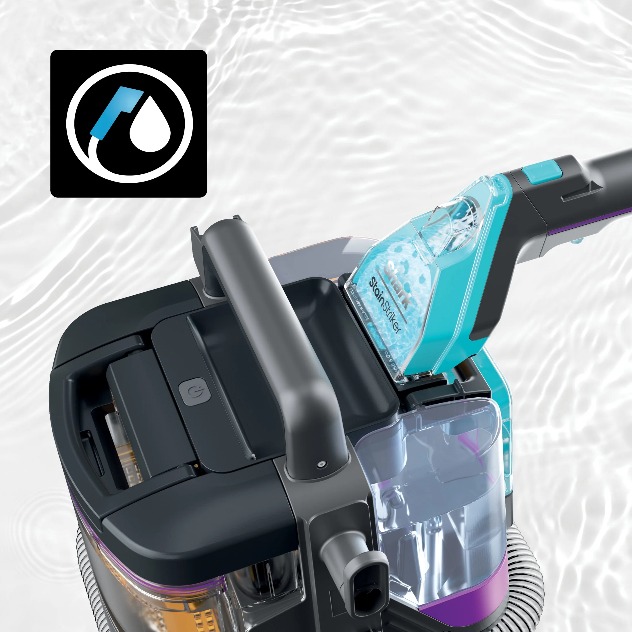 Shark StainStriker HairPro Carpet and Upholstery Cleaner, Portable with 3 Tools, 6oz Deep Clean Pro Formula and 12oz OXY Multiplier Formula, PX250 Dark Silver/Fuchsia - Image 15