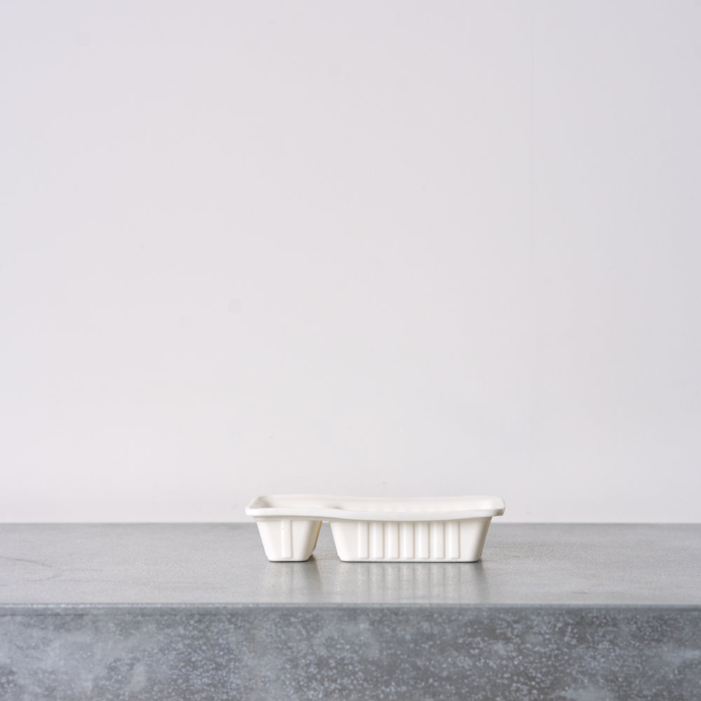Barquette à frites en porcelaine