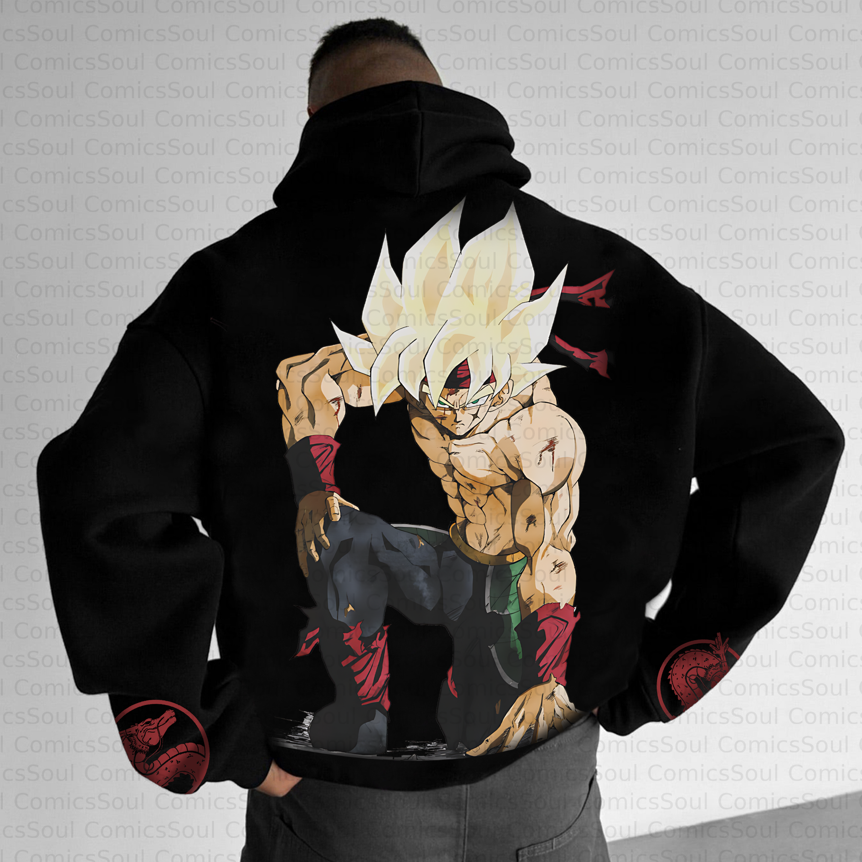 Unisex Anime Inspired Vintage Plush Hoodie