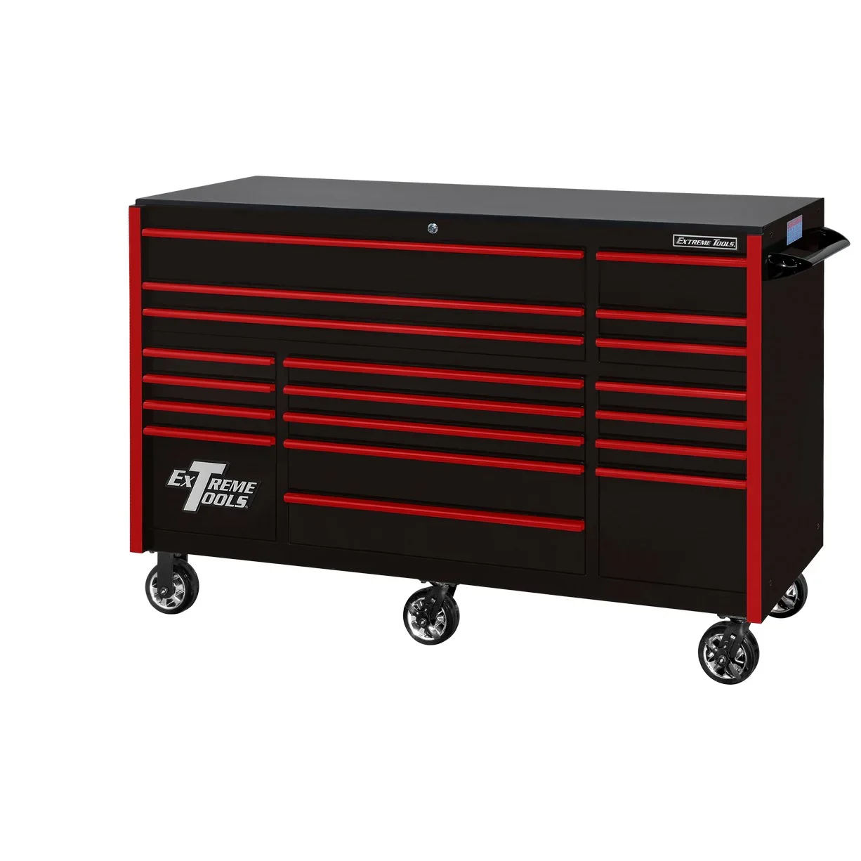 Extreme Tools 72-in x 30-in 19-Drawer Roller Cabinet With 250 lb Drawer Slides - RX723019RC-250 - Image 8 Extreme Tools 72-in x 30-in 19-Drawer Roller Cabinet With 250 lb Drawer Slides - RX723019RC-250 - Image 8