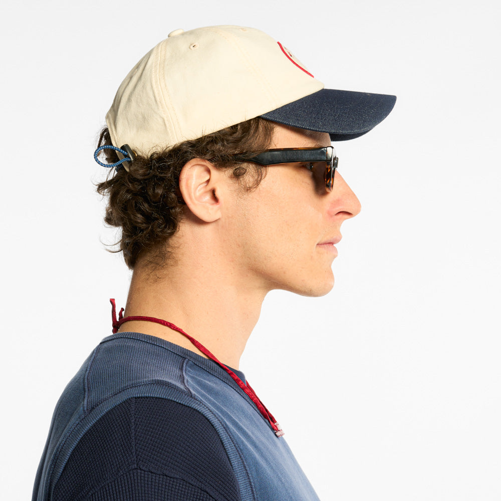 Au Vieux Campeur - Casquette André - Bleu & Blanc