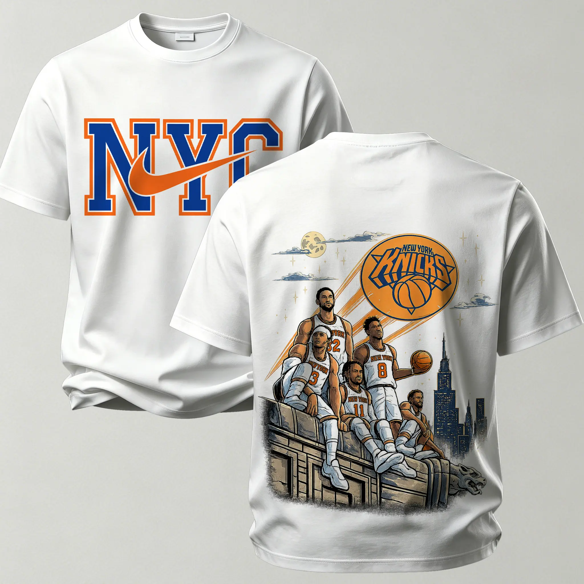 New York Knicks Printed Unisex Oversized T-shirt