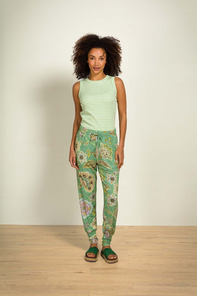 Trinity Top Sleeveless Little Sumo Stripe Green