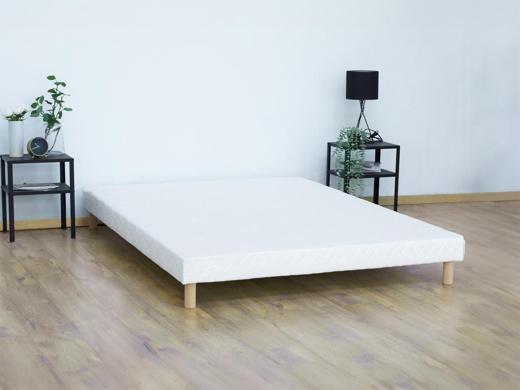 Somier tapizado de 160 x 200 cm con 10 láminas - Laocacasas - ASTHENIS de YSMÉE