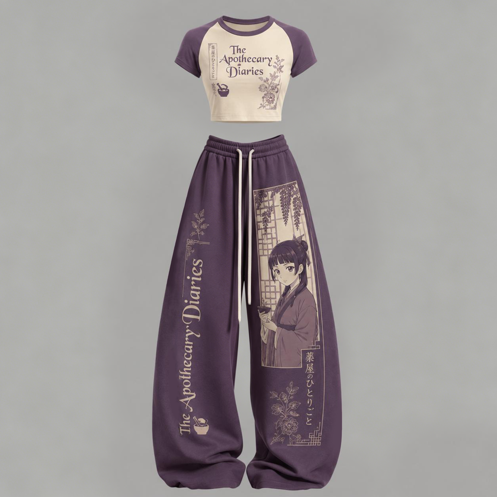 The Apothecary Diaries Top & Elasticated Trousers Two-Piece Set
