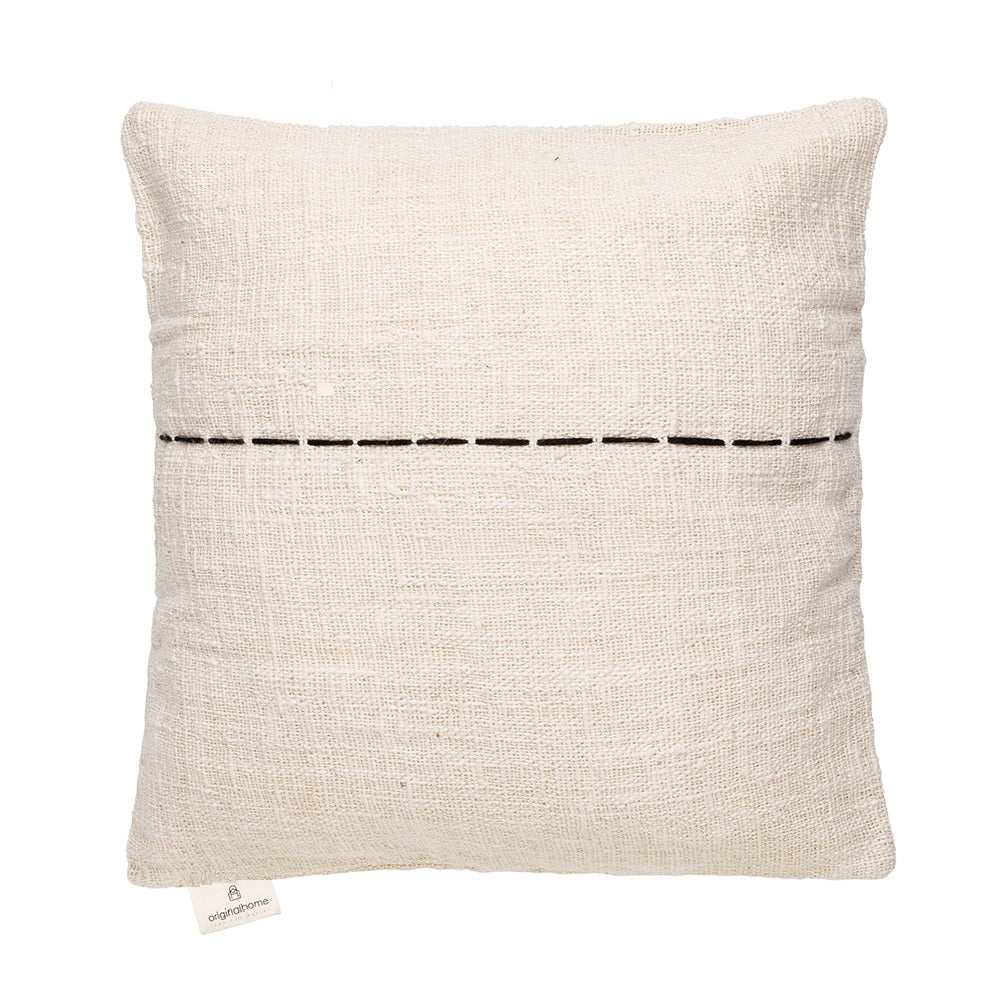 Originalhome Kussenhoes Wit met Zwart Grafisch design (60x40 cm)
