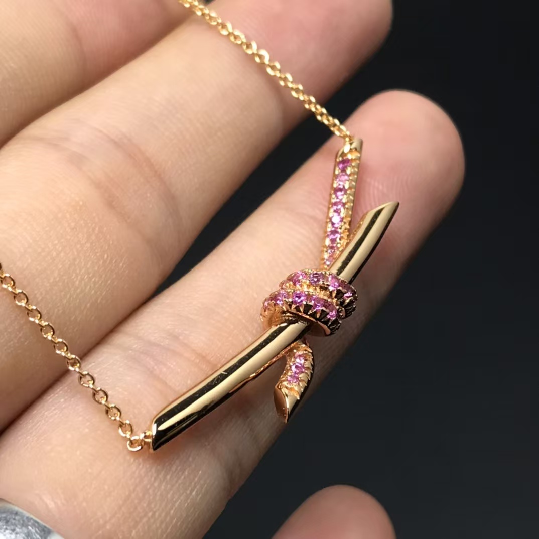 Tiffany Knot Pendant Necklace - Original Replica Club
