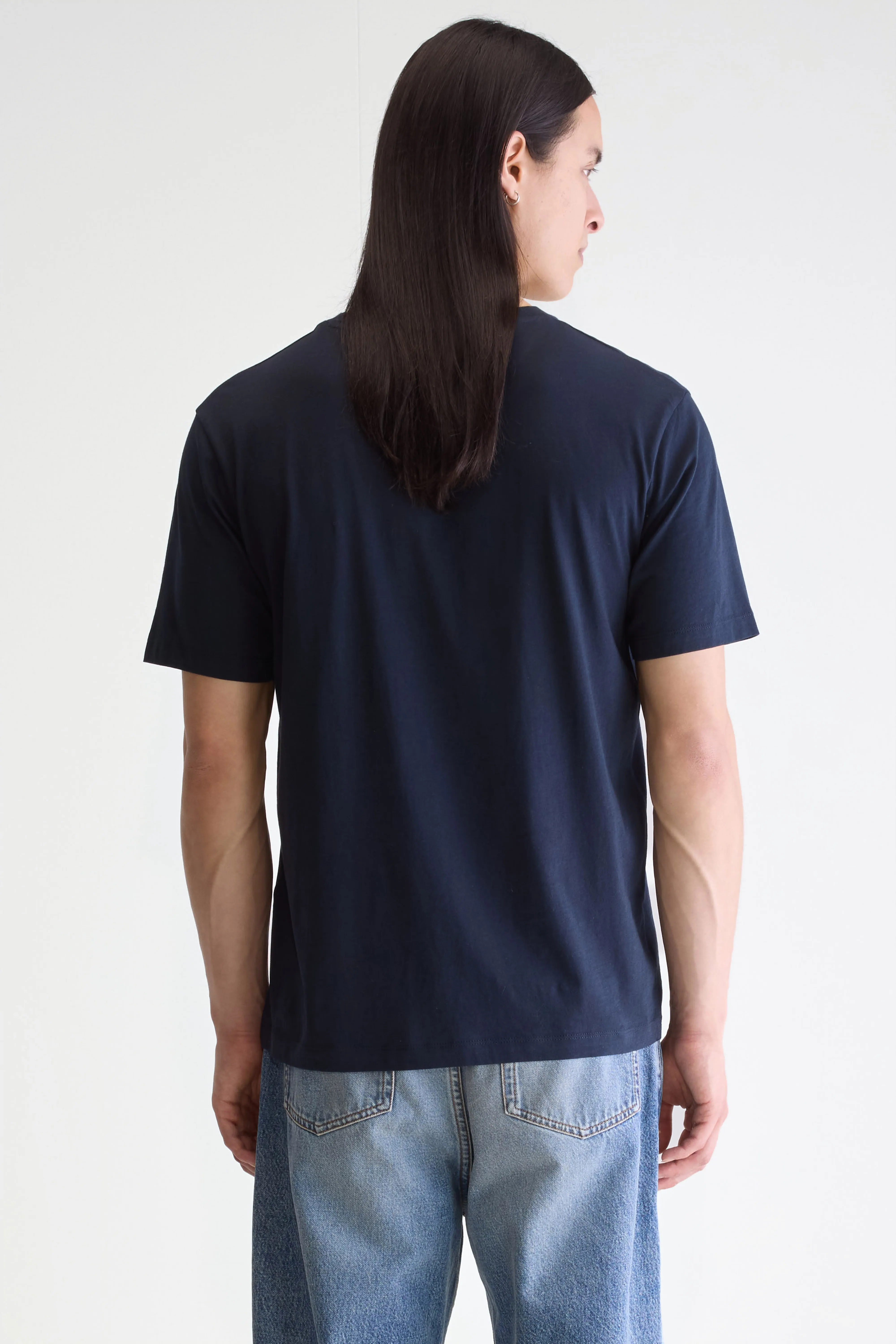 Bellerose Vinx navy short-sleeve t-shirt (242 / M / NAVY)