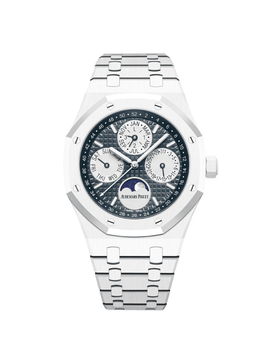 Audemars Piguet Watches Royal Oak Perpetual Calendar White FULL CERAMIC SUPER CLONE