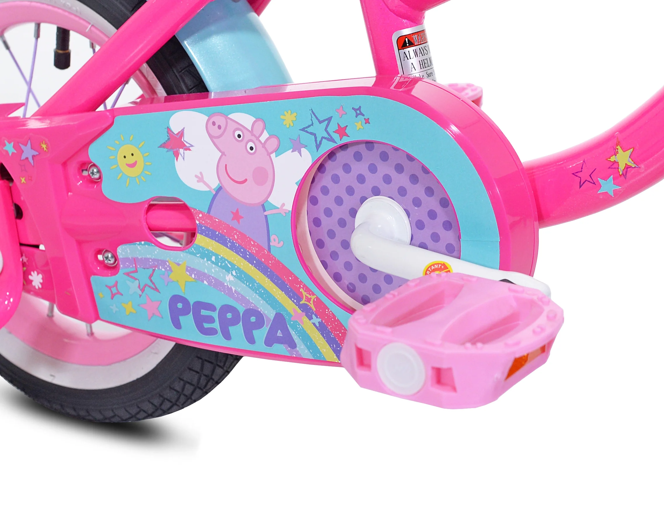 Bicycles Peppa Pig 12" Girl's Child Bicycle, Pink/Blue - Image 7