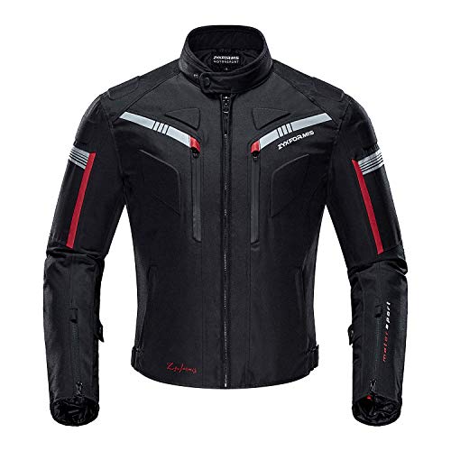Motorcycle Jacket for Men with Removable CE Armor All Season - image 4