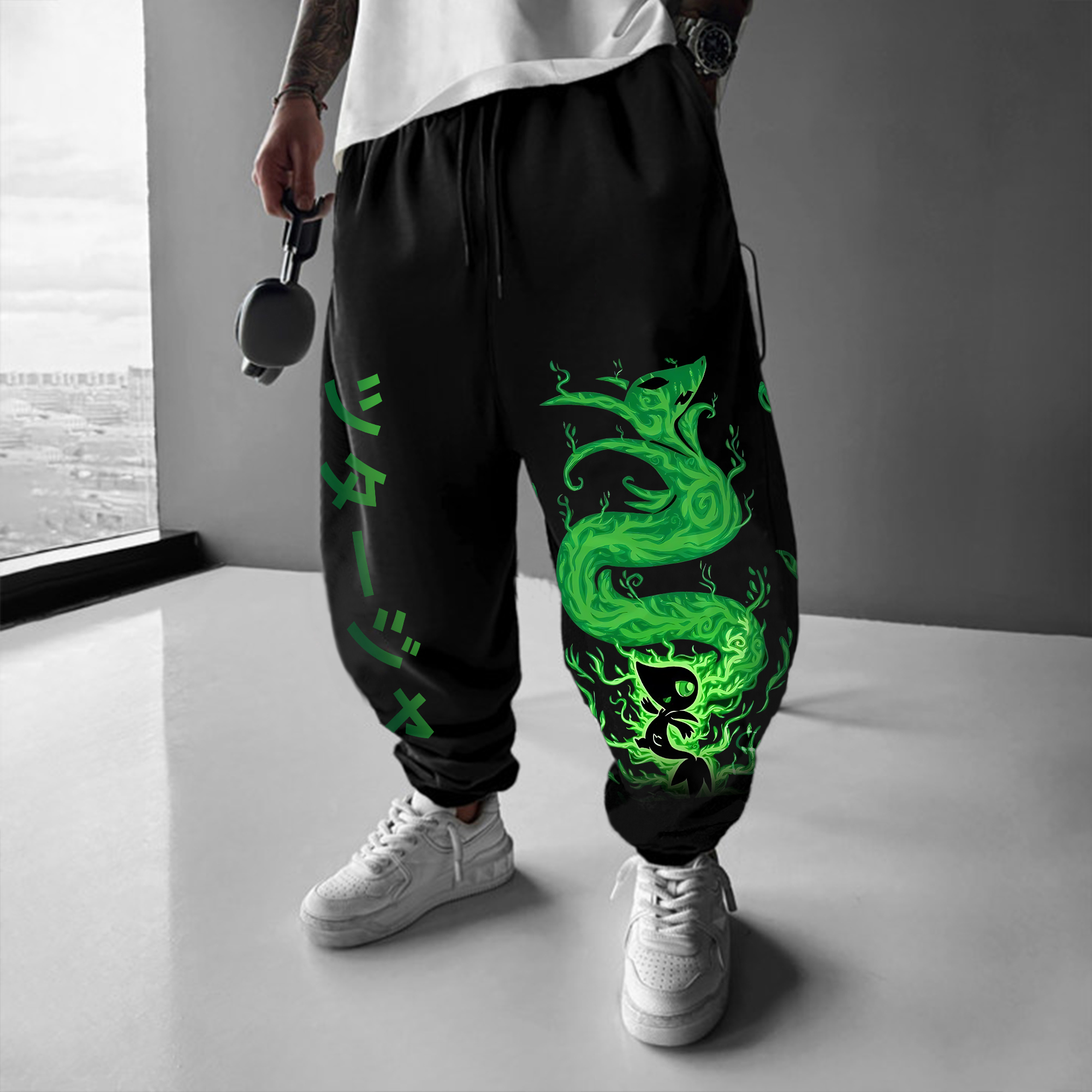 Unisex Anime Inspired Vintage Pants丨Comicssoul