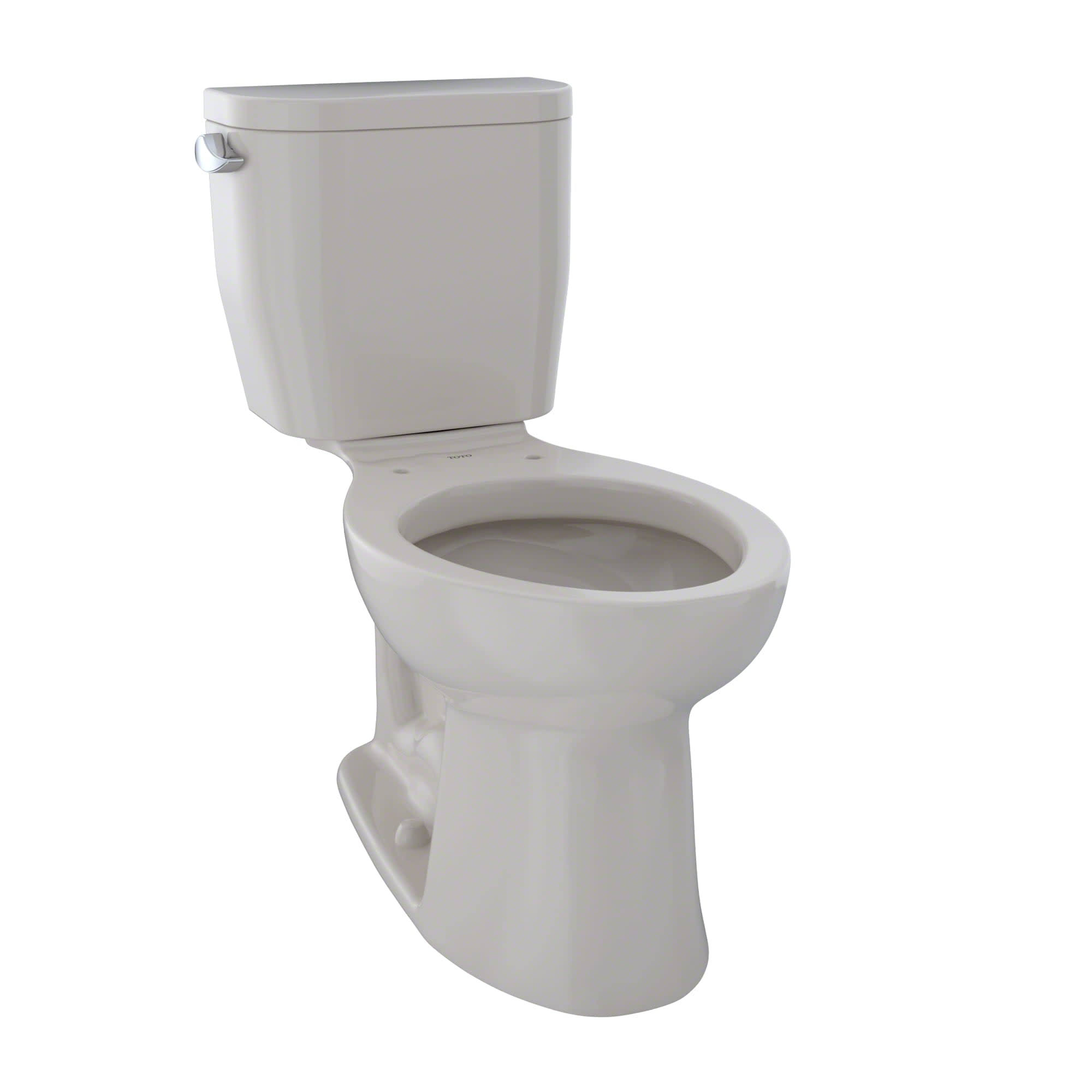 Toto CST244EF#12 Entrada Two-Piece Elongated 1.28 GPF Universal Height Toilet , Sedona Beige(Sedona Beige)