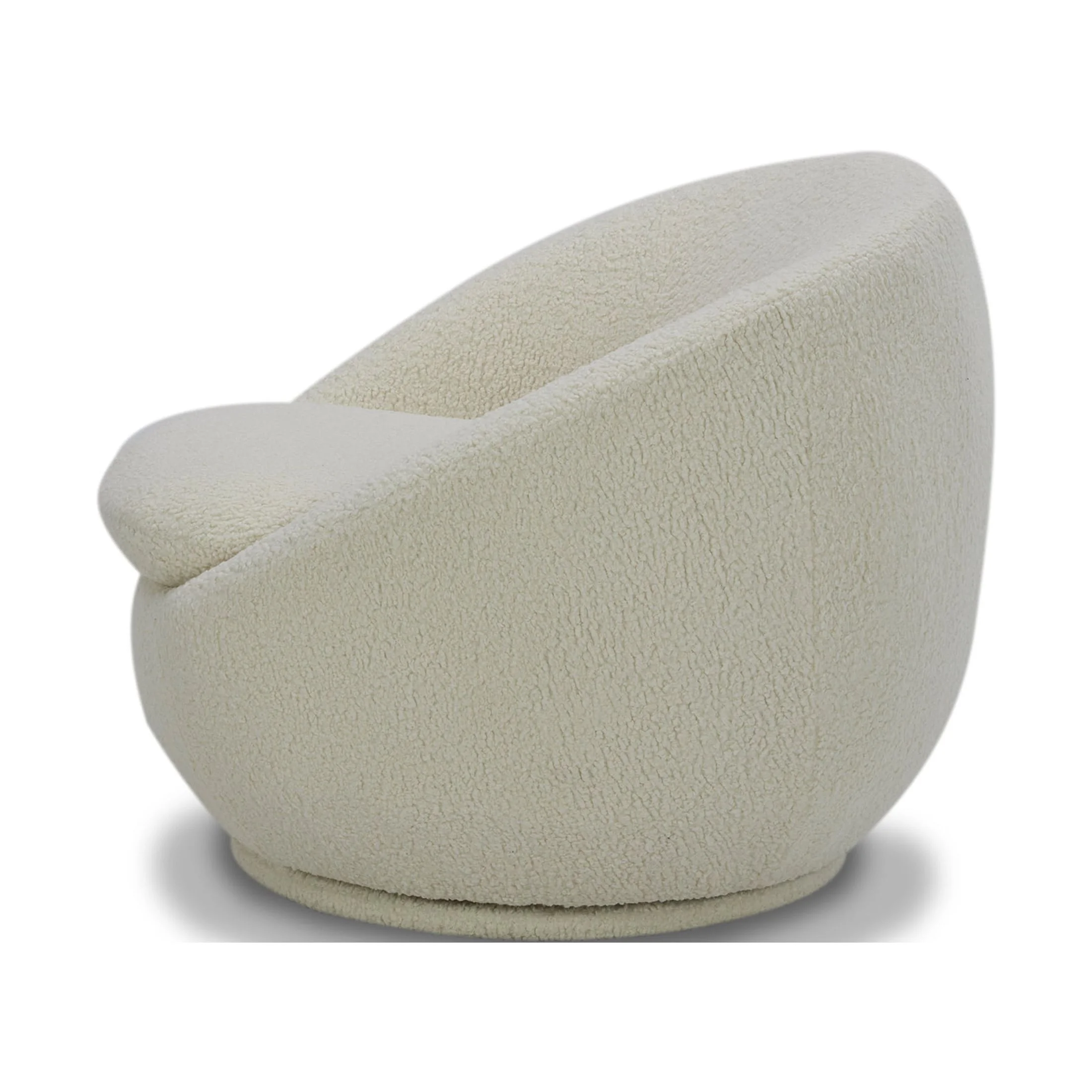 Better Homes & Gardens Mira Swivel Accent Chair, Cream Shearling - Image 13