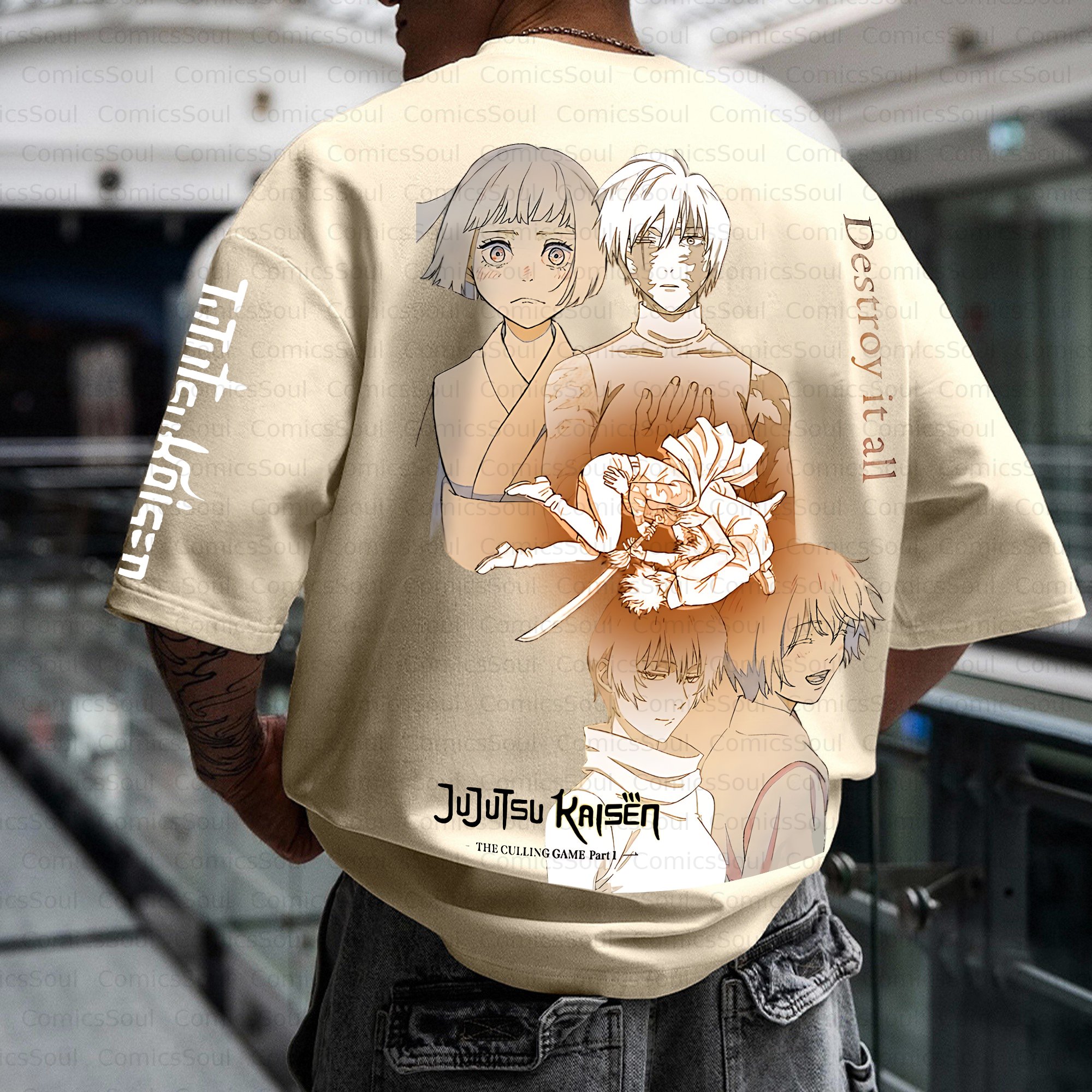 Unisex Anime Inspired Vintage T-Shirt
