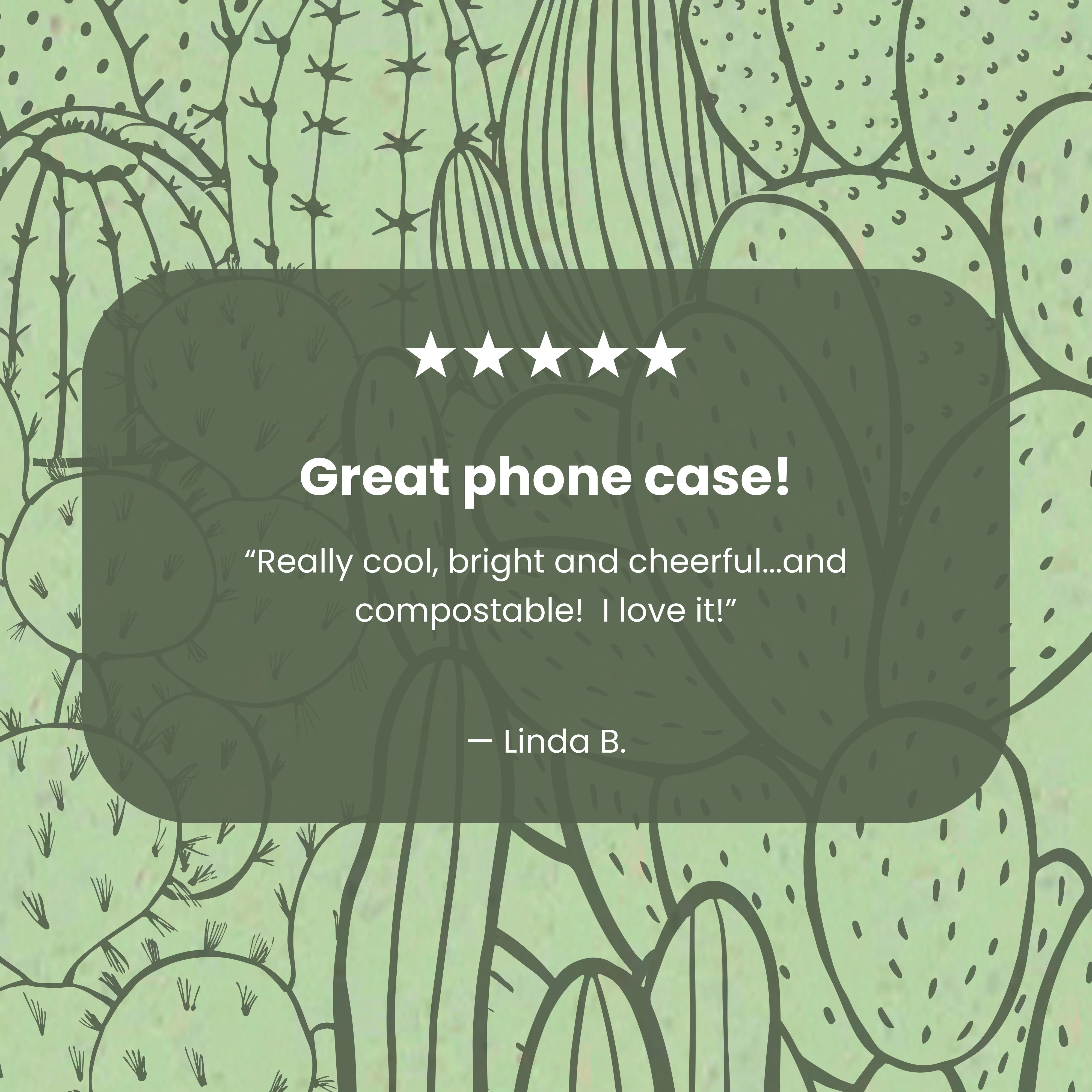 Sage Green Cacti iPhone 17 Case
