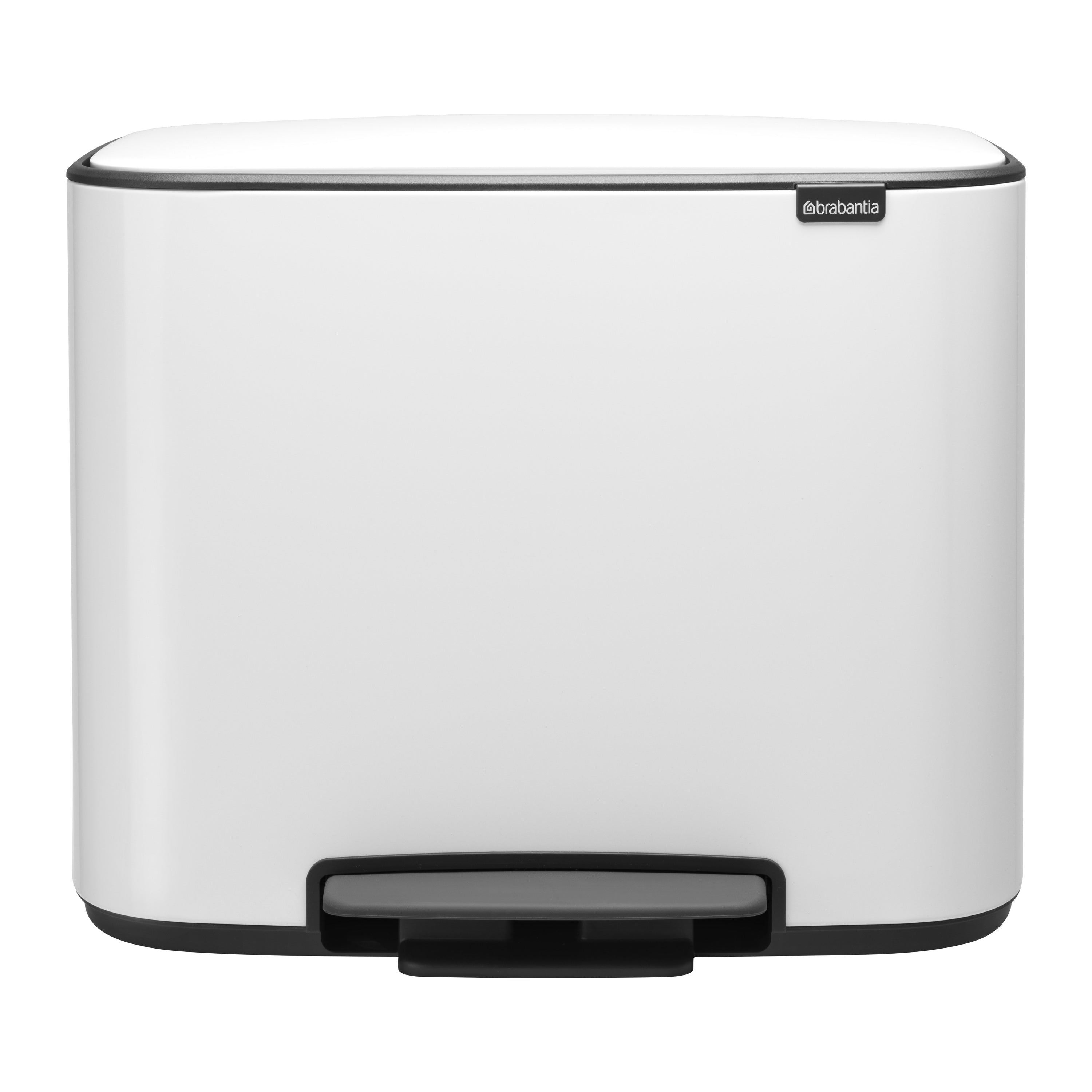 Brabantia Bo Pedaalemmer 3 x 11 L - Wit