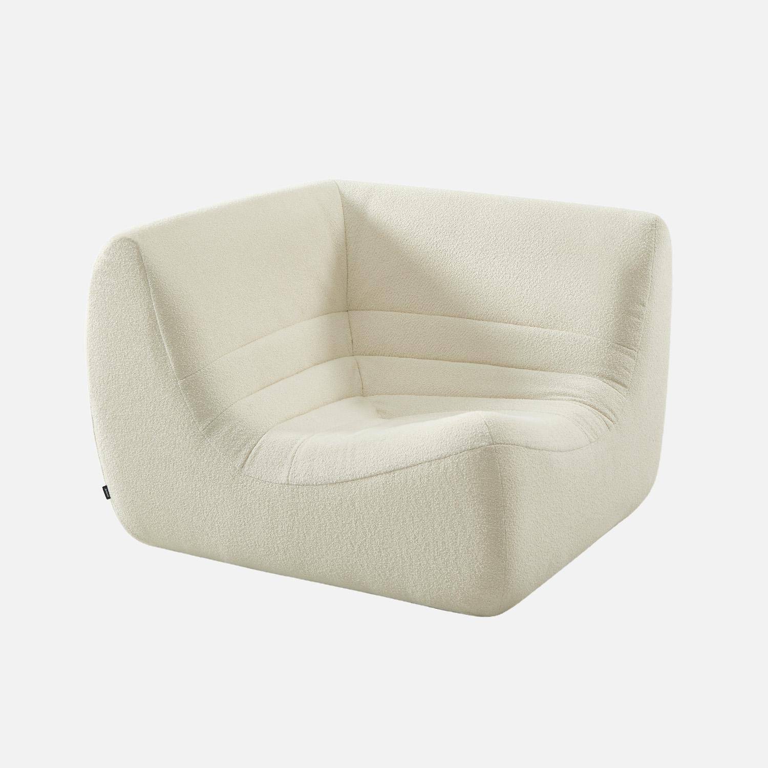 Sokol borreguito - Sillón esquinero de borreguito texturizado