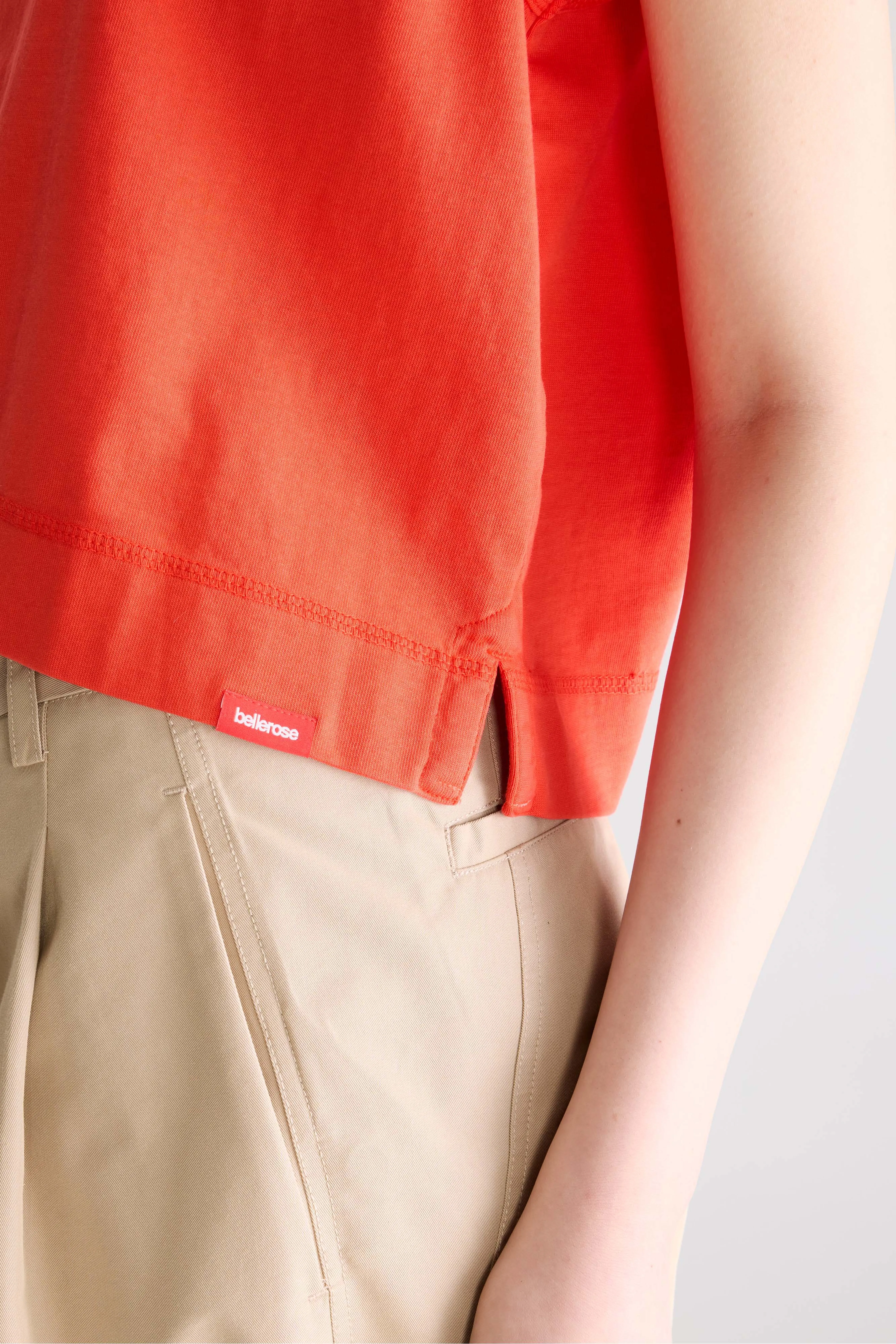 Bellerose Cuare regular tank top (261 / W / MASSAI RED)