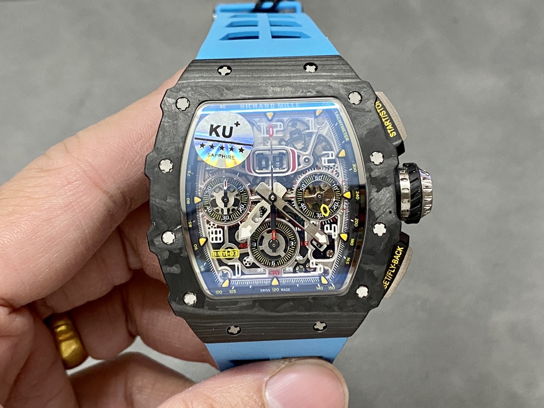 Richard Mille RM 11-03 Automatic Flyback Chronograph Blue Watch