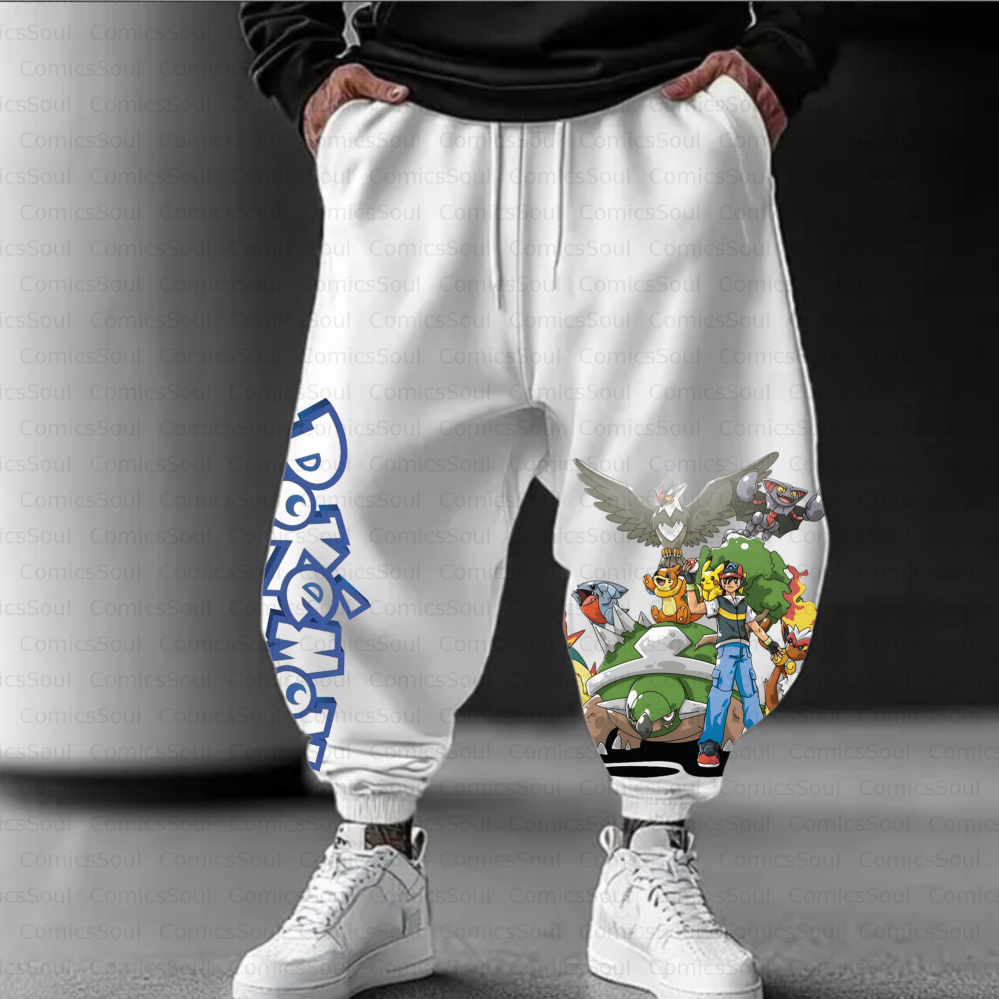 Unisex Casual Anime Streetwear Pant