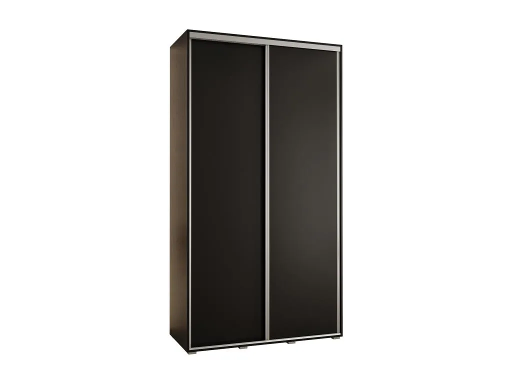ARMARIO Quietena DE PUERTAS CORREDERAS 235 - 2/140/60 2 puertas Negro/Negro/Plata