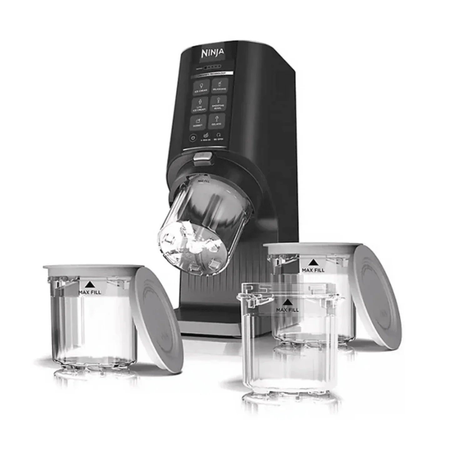 Ninja CREAMi Breeze 4 Pints Gelato Sorbet & Ice Cream Makers