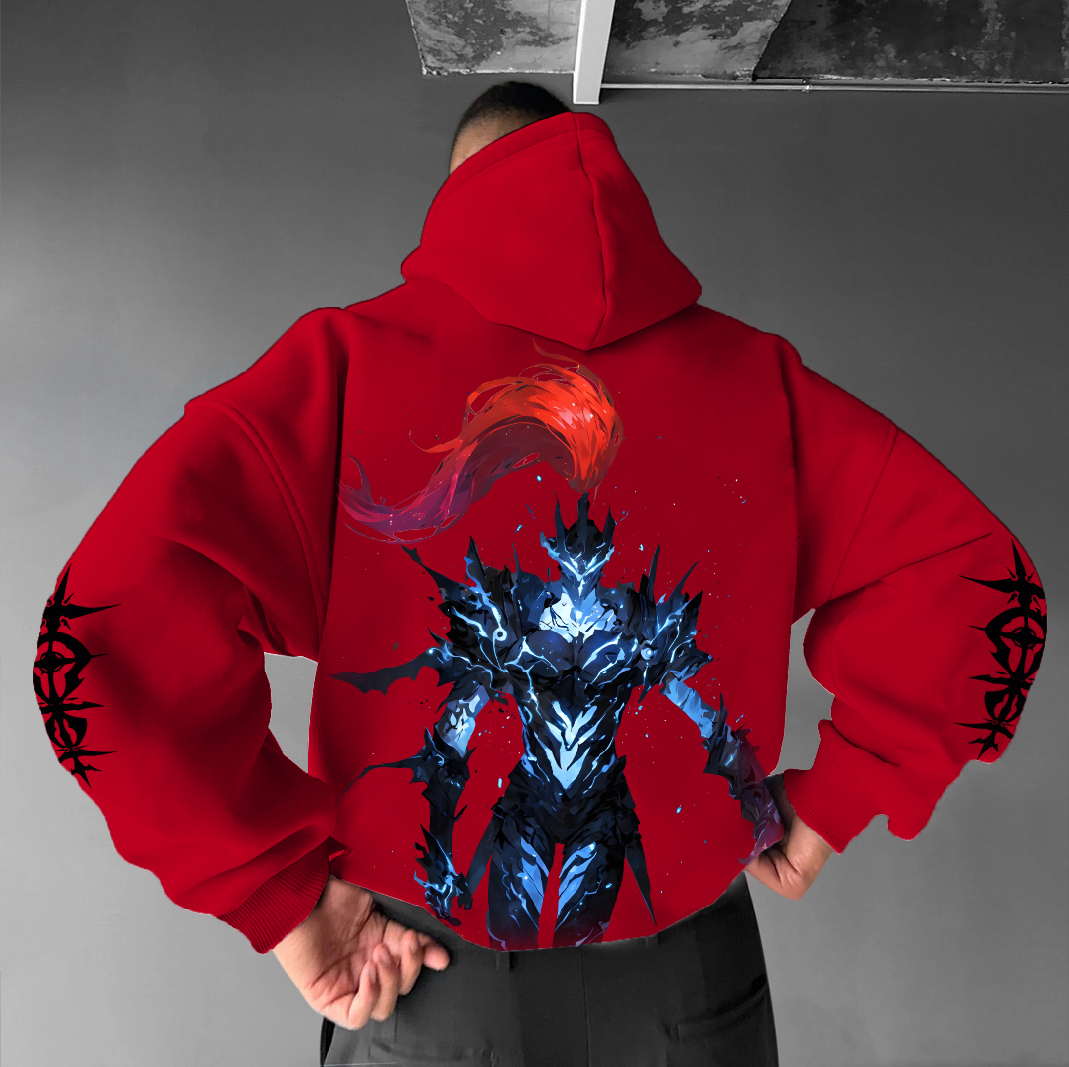 Comicssoul Igris Unisex Anime Graphic Streetwear Vintage Hoodie