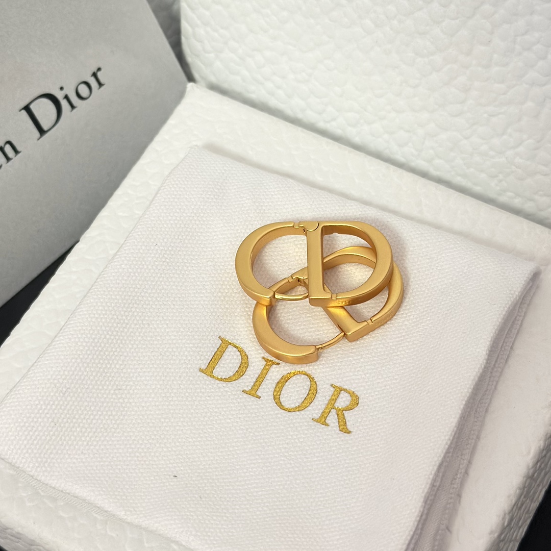 Dior Minimalistic CD Stud Earrings - Original Replica Club