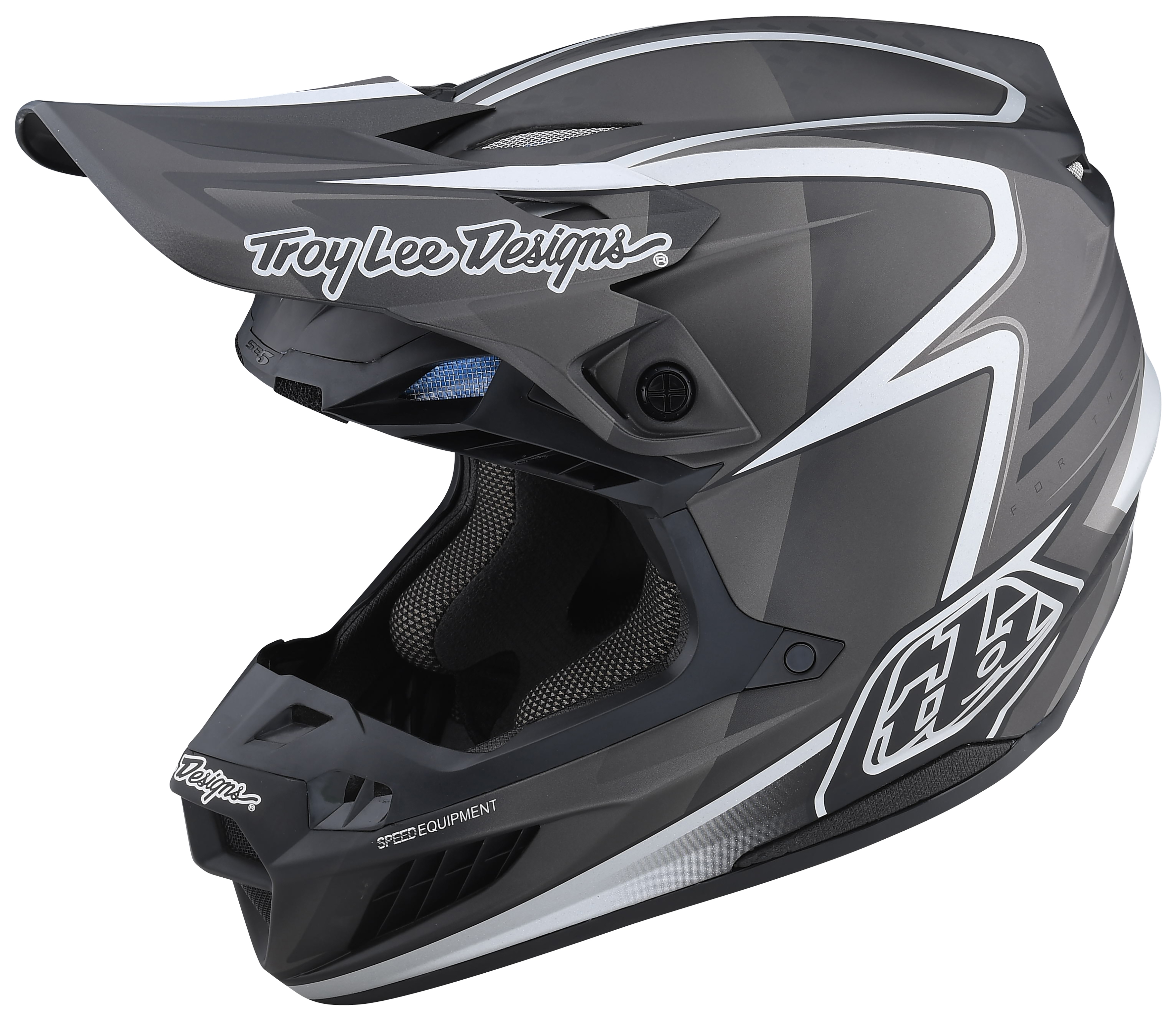 SportsBikeShop Troy Lee SE5 Carbon Lines Helmet (SM)