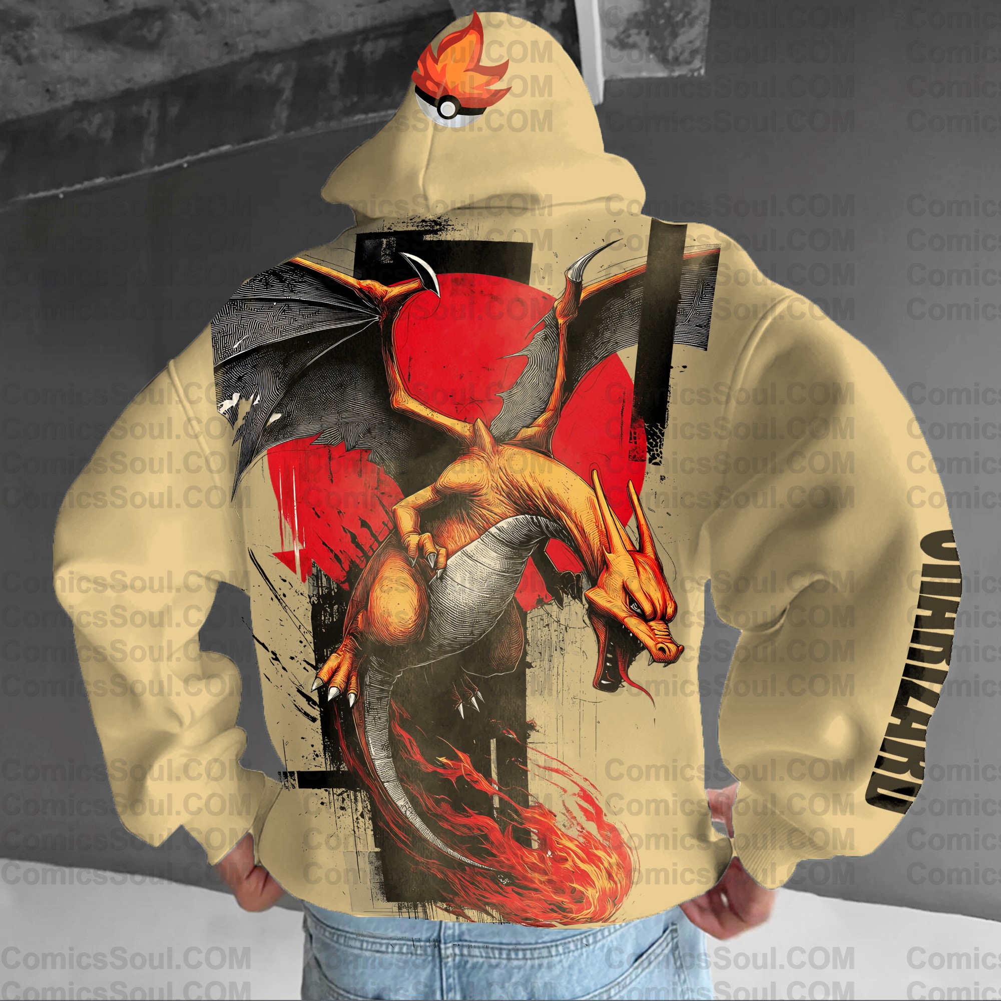 Unisex Anime Graphic Streetwear Vintage Hoodie