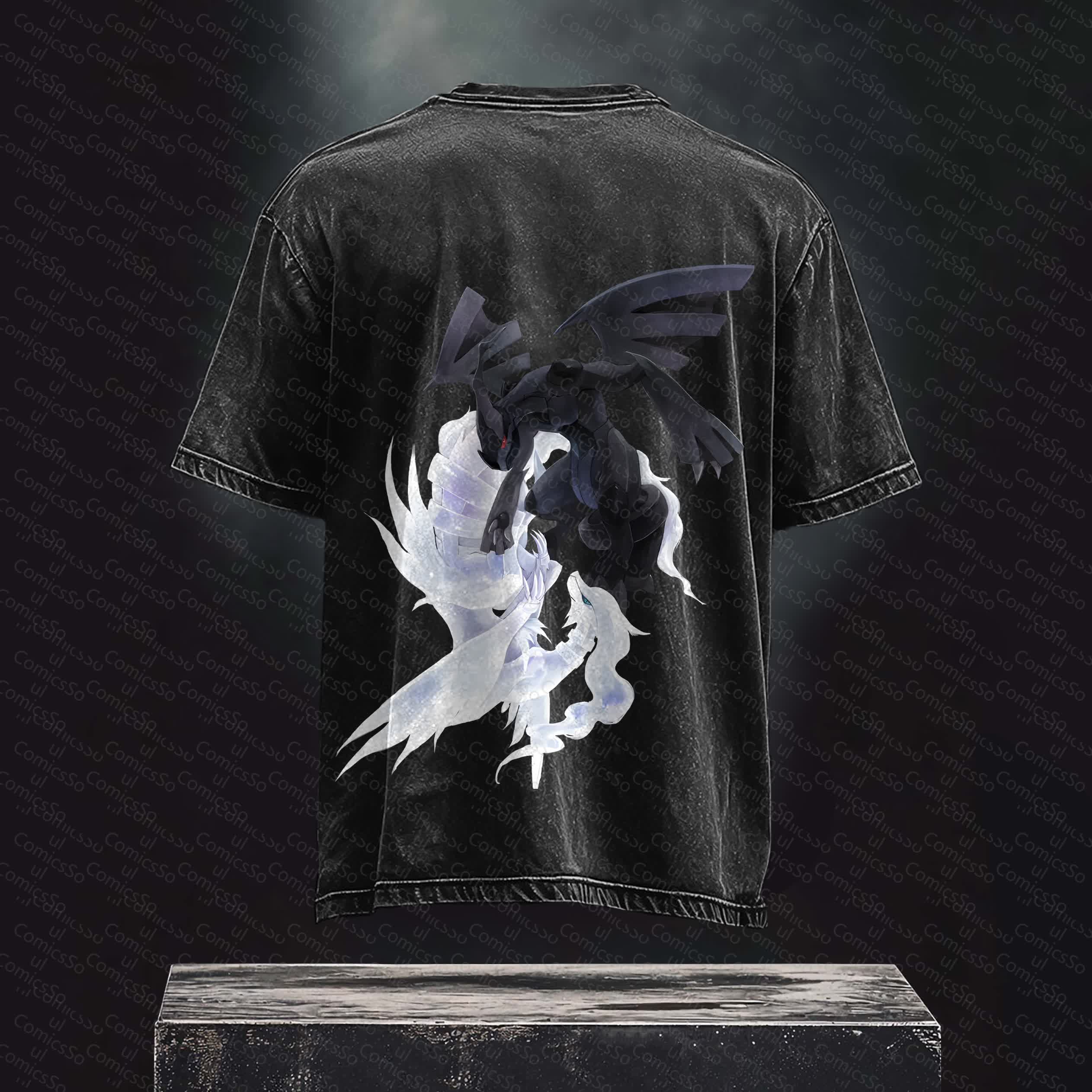Unisex Anime Inspired Vintage Washed T-Shirt丨 Pokemon